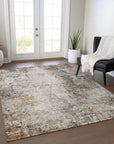 LOOMLAN Rugs Loomelle Ivory Washable Indoor-Outdoor Rug