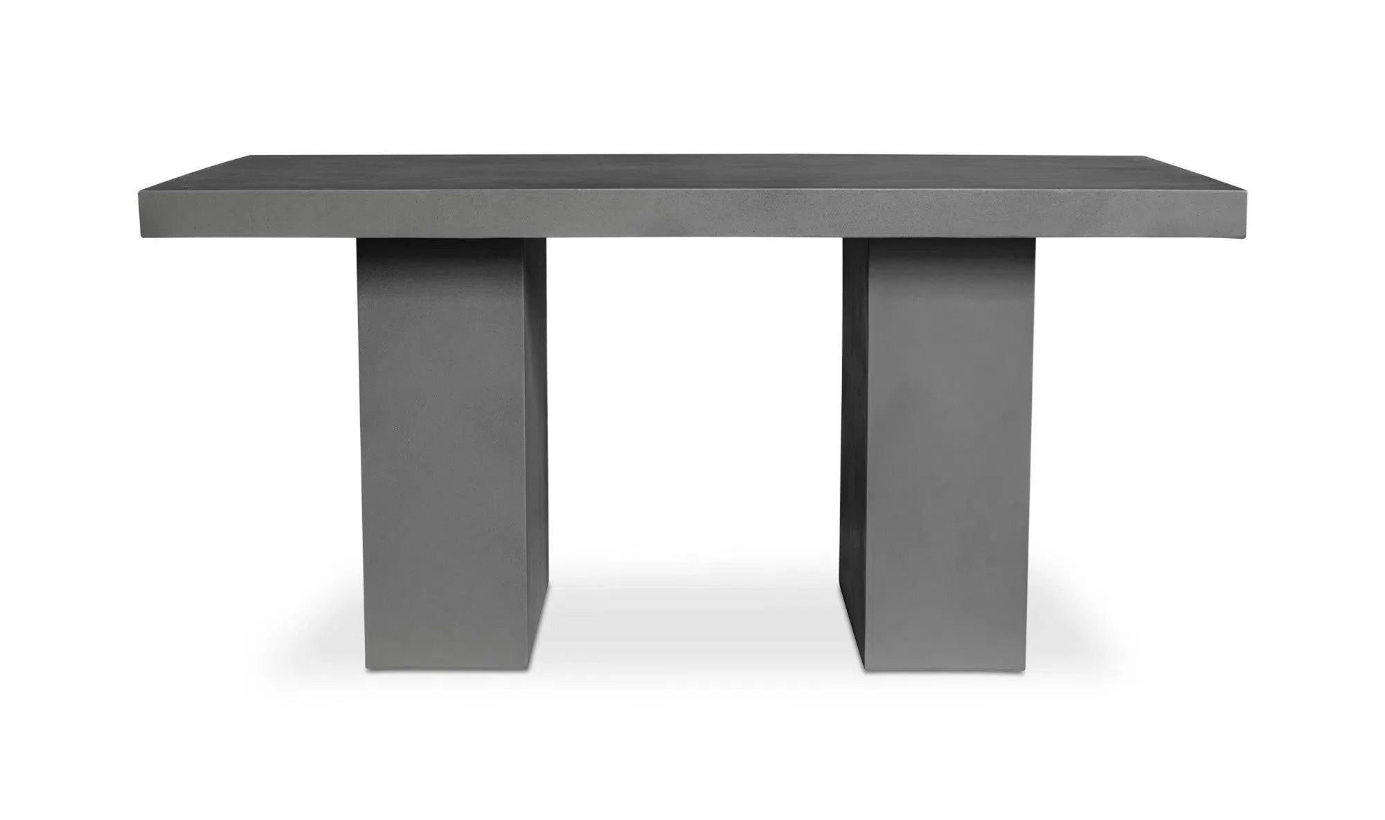 63 Inch Outdoor Dining Table Grey Contemporary Outdoor Dining Tables LOOMLAN By Moe&#39;s Home