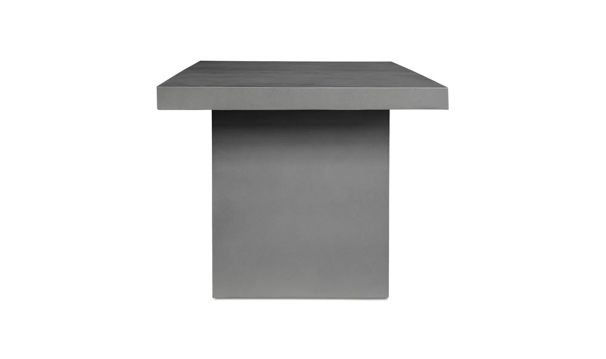 63 Inch Outdoor Dining Table Grey Contemporary Outdoor Dining Tables LOOMLAN By Moe&#39;s Home