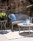 All Seasons Patio Furniture 3 Pc Settee Set Lloyd Flanders Outdoor Lounge Sets LOOMLAN By Lloyd Flanders