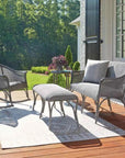 All Seasons Patio Furniture 5 Pc Lounge Chairs With Settee Ottoman Set Outdoor Lounge Sets LOOMLAN By Lloyd Flanders