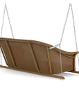 All Seasons Settee Swing With Padded Seat Wicker Outdoor Furniture Outdoor Swings LOOMLAN By Lloyd Flanders