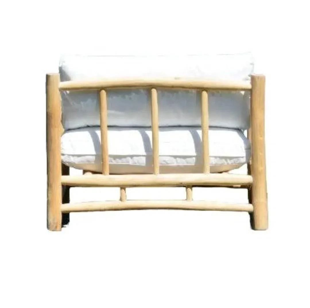 Artesia Bali Outdoor Patio Lounge Chair Teak Olefin Cushion