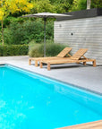 Artesia Batak Teak Wood Sun Lounger
