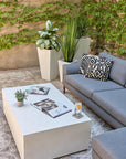 Bloc Concrete Outdoor Rectangular Coffee Table