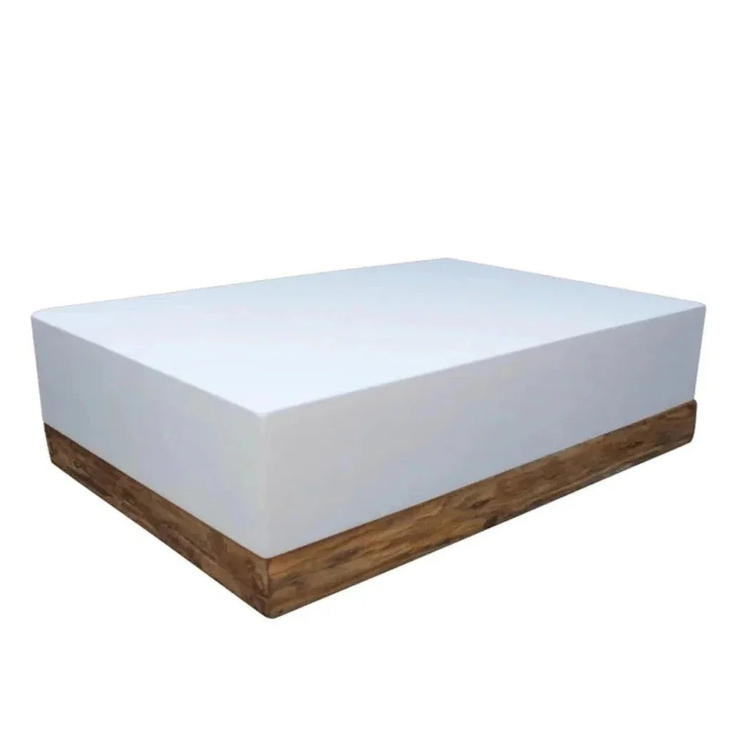 Artesia Bodhi White Rectangular Outdoor Coffee Table