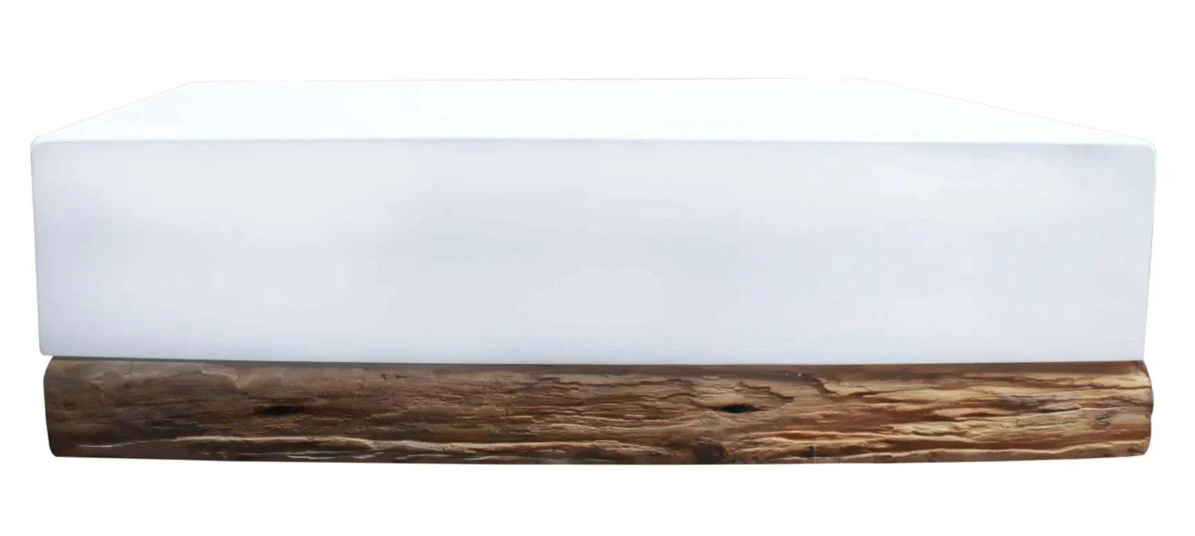Artesia Bodhi White Rectangular Outdoor Coffee Table