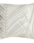 Botanical Ivory Outdoor Throw Pillows Outdoor Pillows LOOMLAN By LOOMLAN