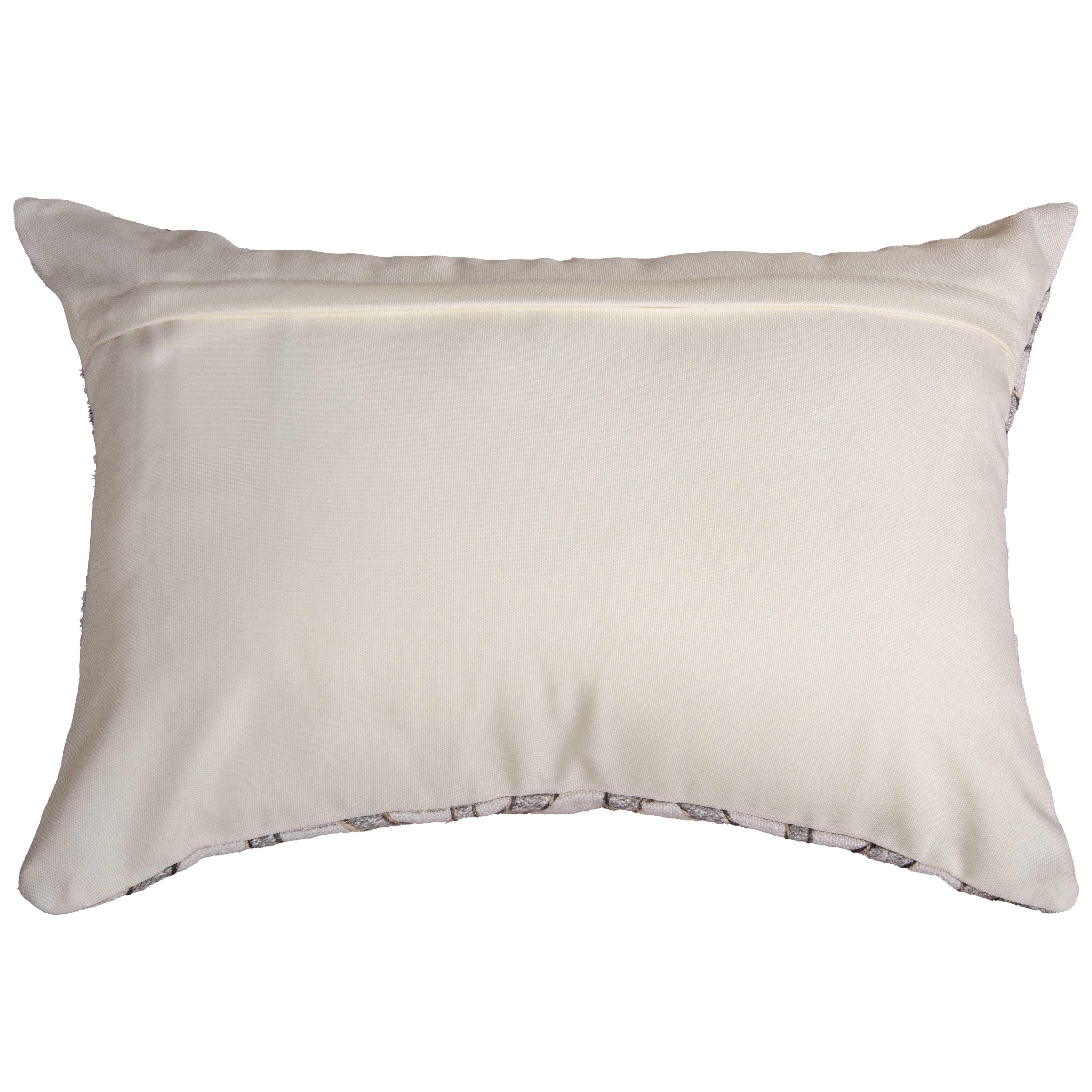 Danny Outdoor Lumbar Pillow Outdoor Pillows LOOMLAN By LOOMLAN