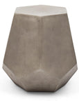 Faceted Fiber Reinforced Concrete Stool Poufs and Stools LOOMLAN By Urbia