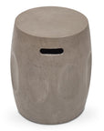 Genevieve Fiber Reinforced Concrete Stool Poufs and Stools LOOMLAN By Urbia