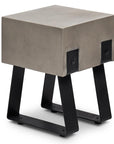 Industrial Fiber Reinforced Concrete Stool Poufs and Stools LOOMLAN By Urbia