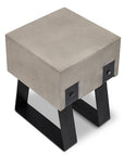 Industrial Fiber Reinforced Concrete Stool Poufs and Stools LOOMLAN By Urbia