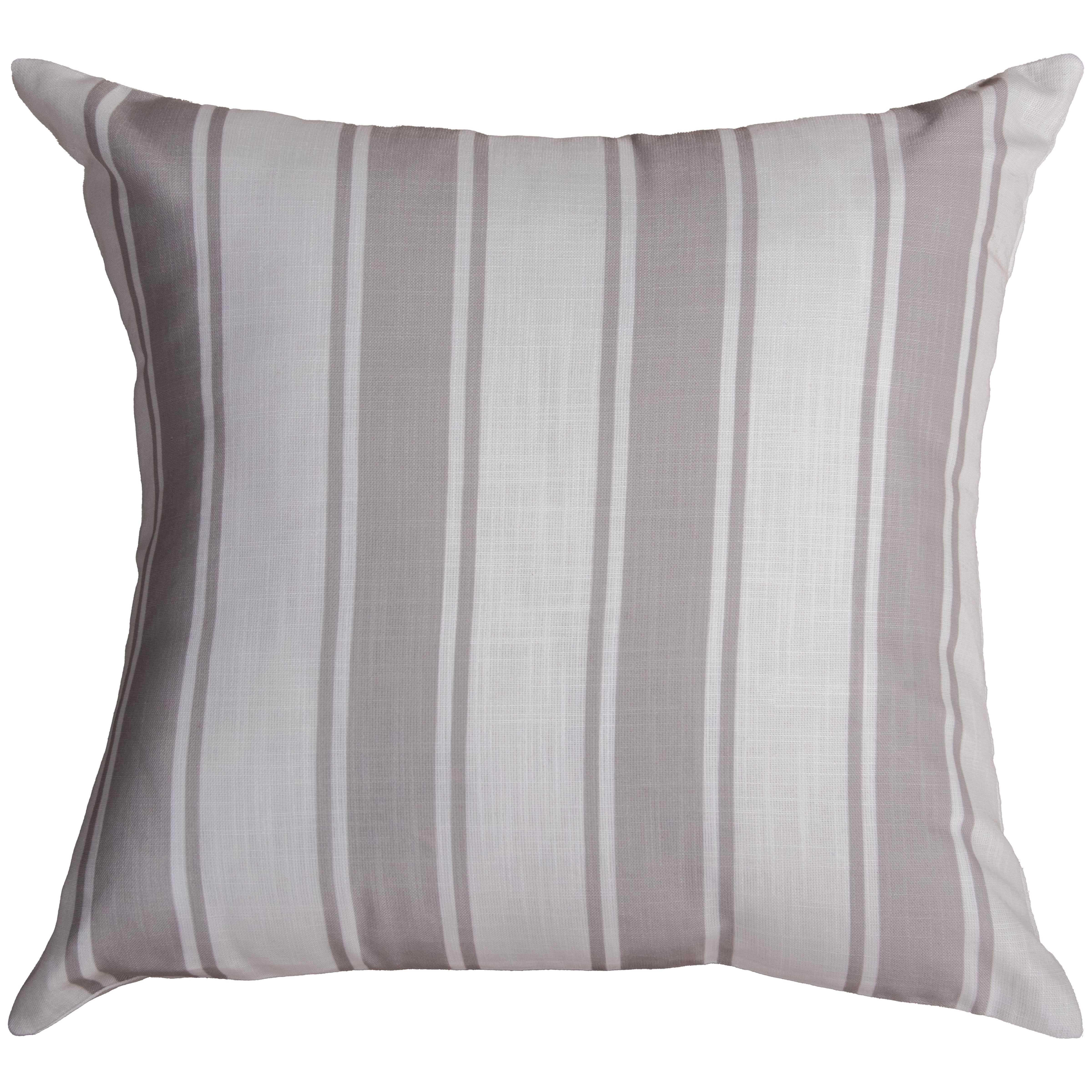 Ivy Striped Outdoor Throw Pillows Outdoor Pillows LOOMLAN By LOOMLAN