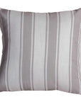 Ivy Striped Outdoor Throw Pillows Outdoor Pillows LOOMLAN By LOOMLAN