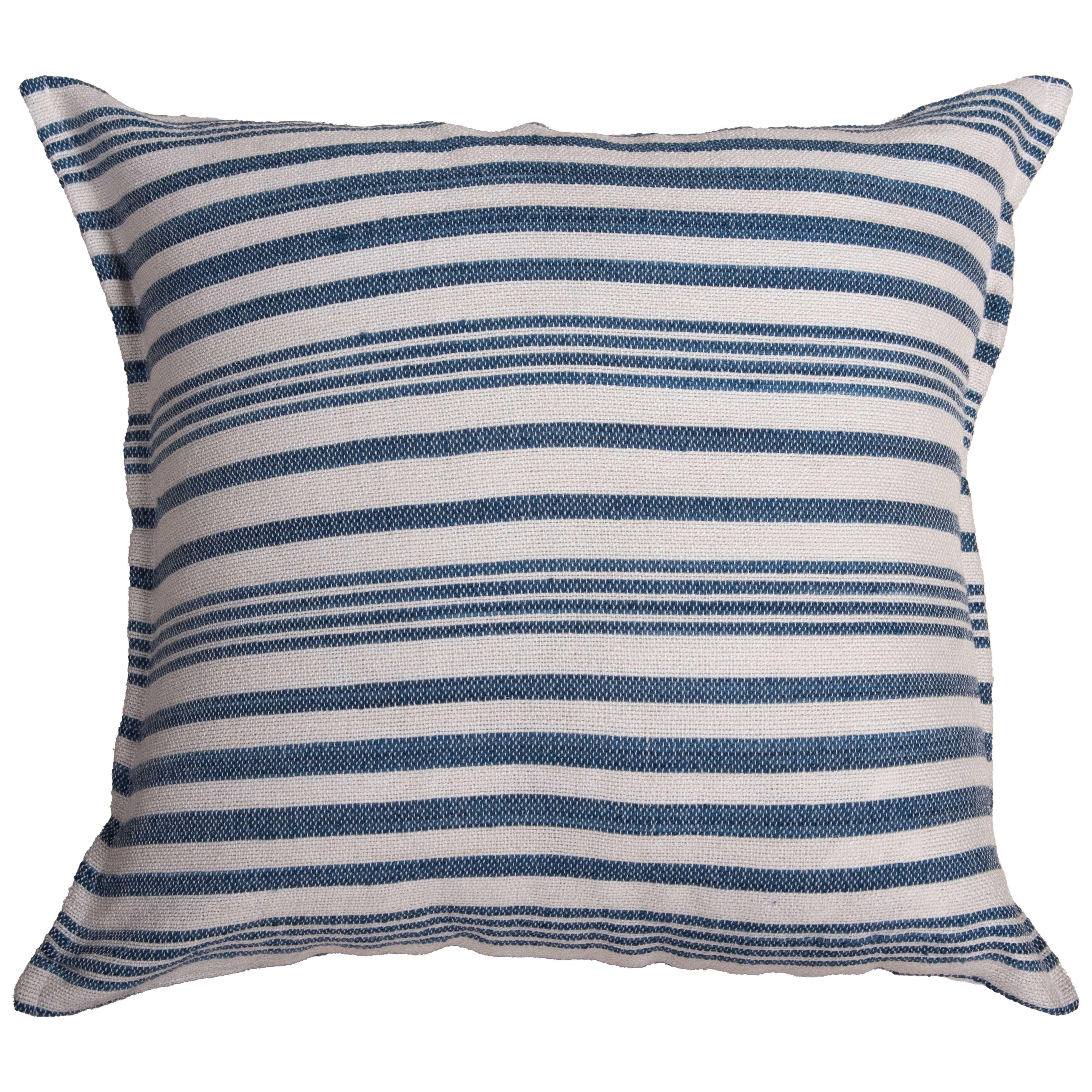 Jillian Striped Outdoor Throw Pillows Outdoor Pillows LOOMLAN By LOOMLAN