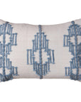 Medallion Blue Lumbar Outdoor Pillow Outdoor Pillows LOOMLAN By LOOMLAN