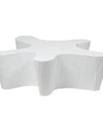 Artesia Naka Outdoor Live Edge White Coffee Table