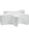 Artesia Naka Outdoor Live Edge White Coffee Table