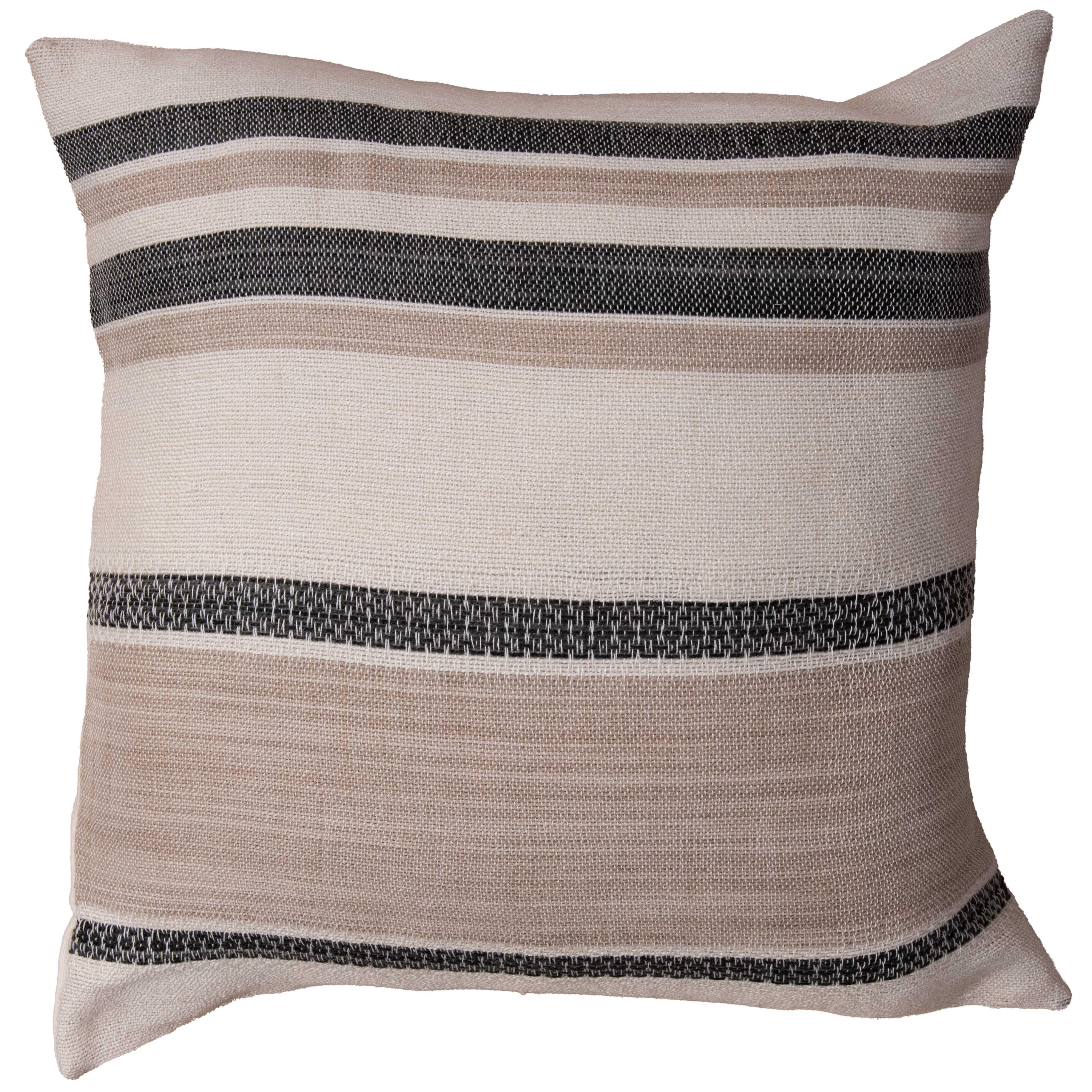 Sid Grey Outdoor Throw Pillows Outdoor Pillows LOOMLAN By LOOMLAN