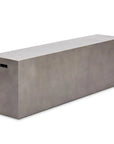 Una Concrete Outdoor Dark Grey Bench