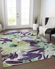 LOOMLAN Rugs Loopra Purple Washable Indoor-Outdoor Rug