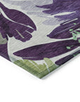LOOMLAN Rugs Loopra Purple Washable Indoor-Outdoor Rug
