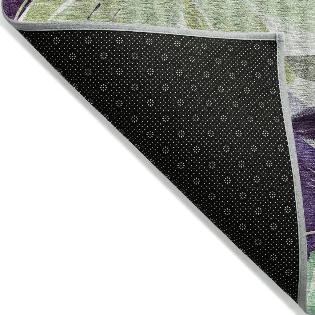LOOMLAN Rugs Loopra Purple Washable Indoor-Outdoor Rug
