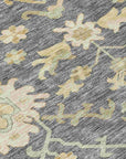 LOOMLAN Rugs Louis Gray Washable Indoor-Outdoor Rug