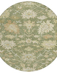 LOOMLAN Rugs Louis Green Washable Indoor-Outdoor Rug