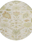 LOOMLAN Rugs Louis Ivory Washable Indoor-Outdoor Rug