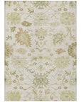 LOOMLAN Rugs Louis Ivory Washable Indoor-Outdoor Rug