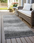 LOOMLAN Rugs Louisa Gray Washable Indoor-Outdoor Rug