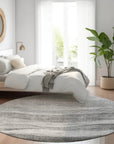 LOOMLAN Rugs Louisa Gray Washable Indoor-Outdoor Rug