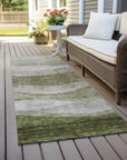 LOOMLAN Rugs Louisa Green Washable Indoor-Outdoor Rug