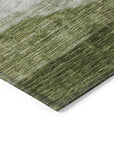 LOOMLAN Rugs Louisa Green Washable Indoor-Outdoor Rug