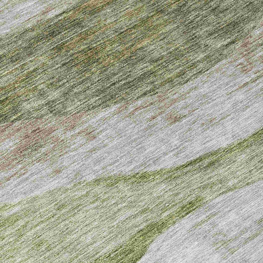 LOOMLAN Rugs Louisa Green Washable Indoor-Outdoor Rug