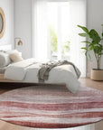 LOOMLAN Rugs Louisa Pink Washable Indoor-Outdoor Rug