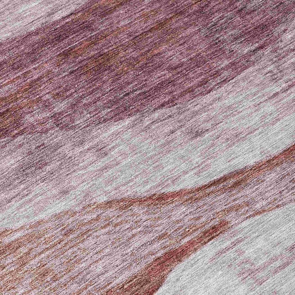 LOOMLAN Rugs Louisa Pink Washable Indoor-Outdoor Rug