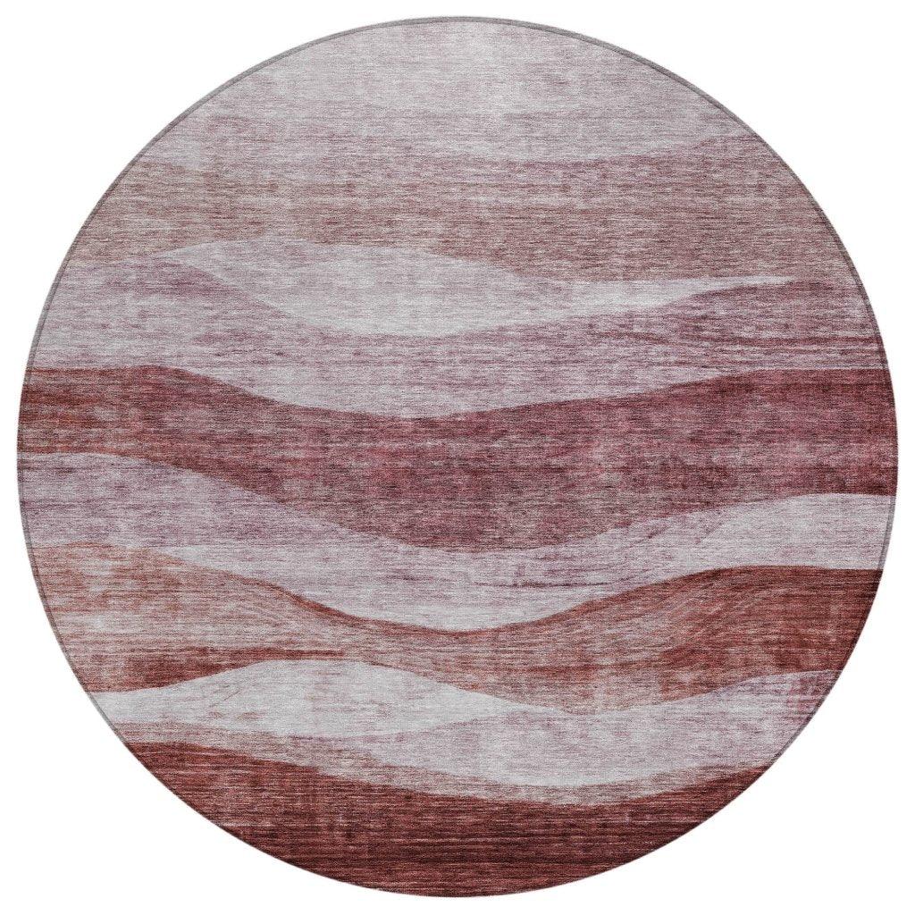 LOOMLAN Rugs Louisa Pink Washable Indoor-Outdoor Rug