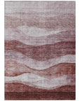 LOOMLAN Rugs Louisa Pink Washable Indoor-Outdoor Rug