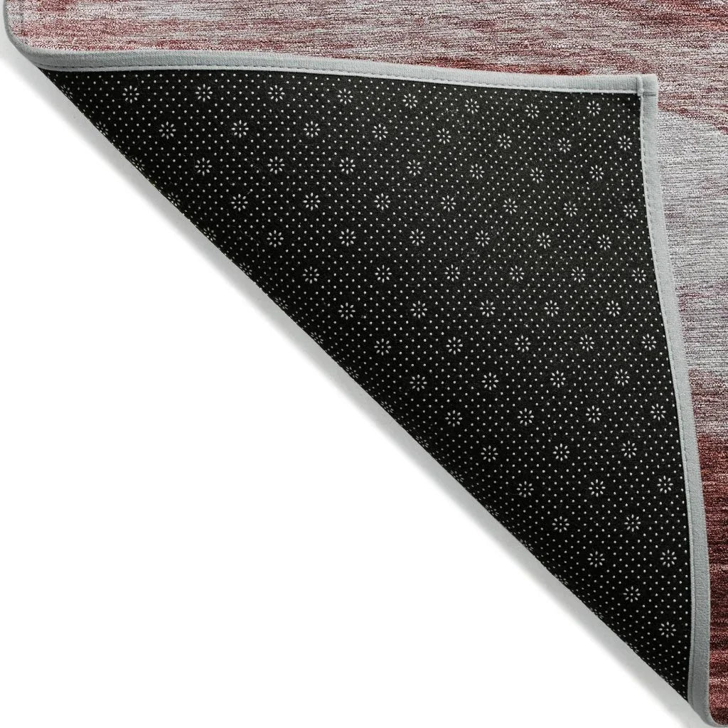 LOOMLAN Rugs Louisa Pink Washable Indoor-Outdoor Rug