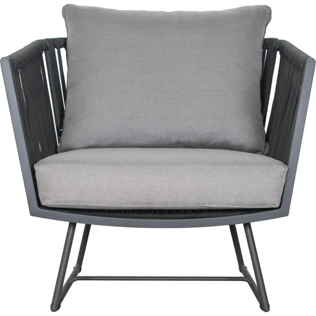 Lounge Chair - Dark Pebble Outdoor - LOOMLAN - Seasonal Living - Outdoor Lounge Chairs