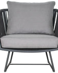 Lounge Chair - Dark Pebble Outdoor - LOOMLAN - Seasonal Living - Outdoor Lounge Chairs