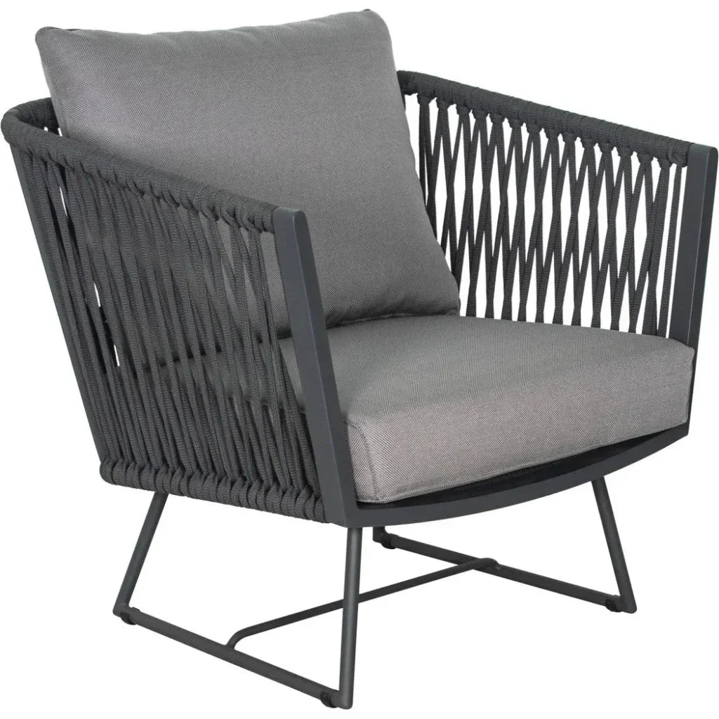 Lounge Chair - Dark Pebble Outdoor - LOOMLAN - Seasonal Living - Outdoor Lounge Chairs