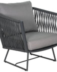 Lounge Chair - Dark Pebble Outdoor - LOOMLAN - Seasonal Living - Outdoor Lounge Chairs