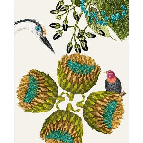 LOOMLAN Love Buds Tropical Canvas Wall Art Indoor-Outdoor