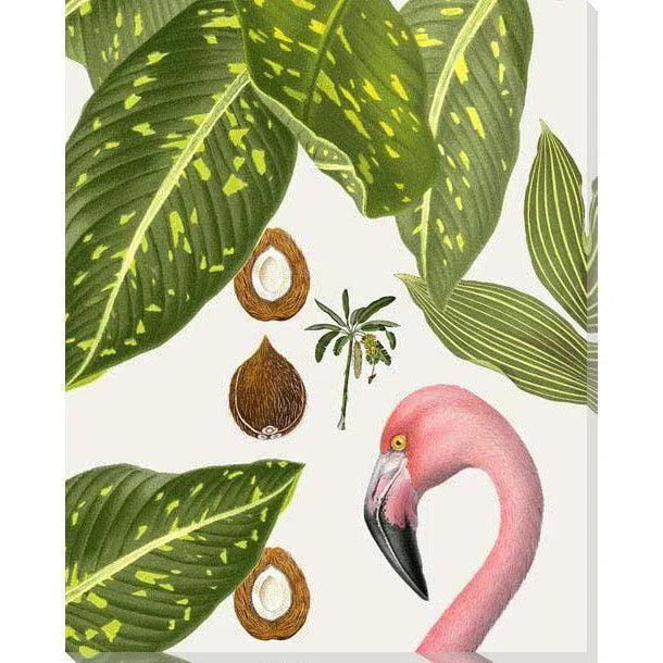 LOOMLAN Love Tropical Canvas Wall Art for Indoor-Outdoor Spaces