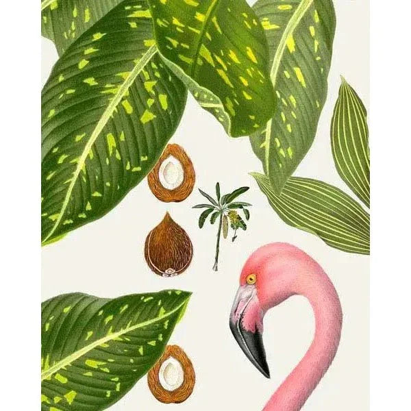 LOOMLAN Love Tropical Canvas Wall Art for Indoor-Outdoor Spaces