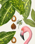 LOOMLAN Love Tropical Canvas Wall Art for Indoor-Outdoor Spaces